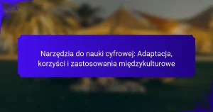 Narzędzia do nauki cyfrowej: Adaptacja, korzyści i zastosowania międzykulturowe